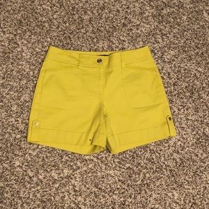 Lime Green WHBM shorts